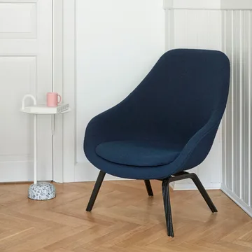 About a Lounge 93 πολυθρόνα - Remix 183 black-μαύρο δρύινα πόδια - HAY