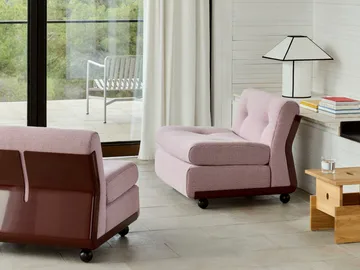 Amanta μονάδα καναπέ - Burgundy red-yuma 1851, 1-θέση/πολυθρόνα - HAY