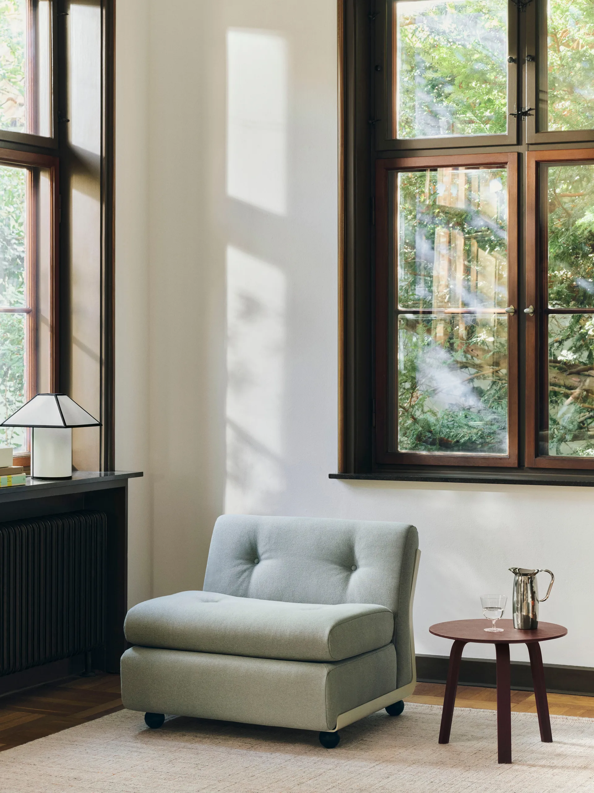 Amanta μονάδα καναπέ, Cream beige-story 102, 1-θέση/πολυθρόνα HAY