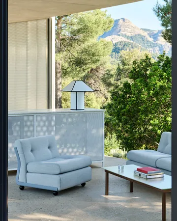 Amanta μονάδα καναπέ - Frost blue-naveli 723, 1-θέση/πολυθρόνα - HAY