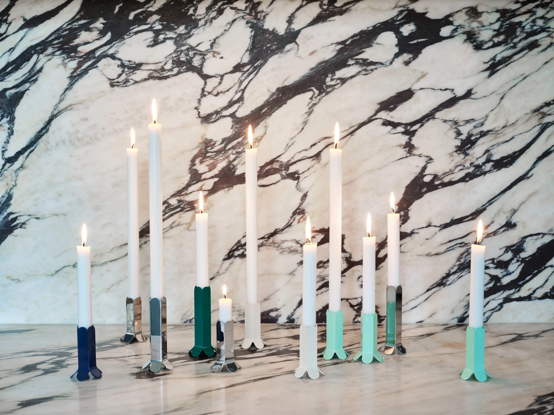 Arcs κηροπήγιο 13 cm, Καθρέφτης HAY