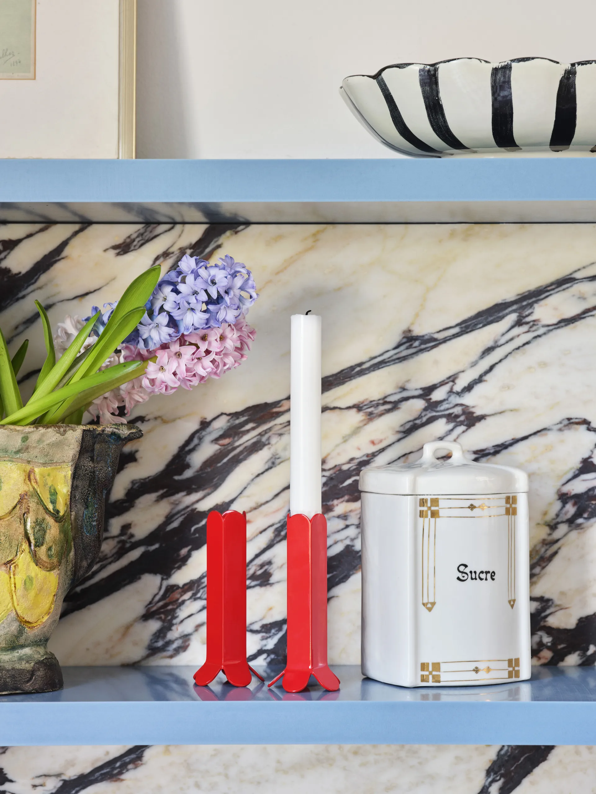 Arcs κηροπήγιο 13 cm, Κόκκινο HAY