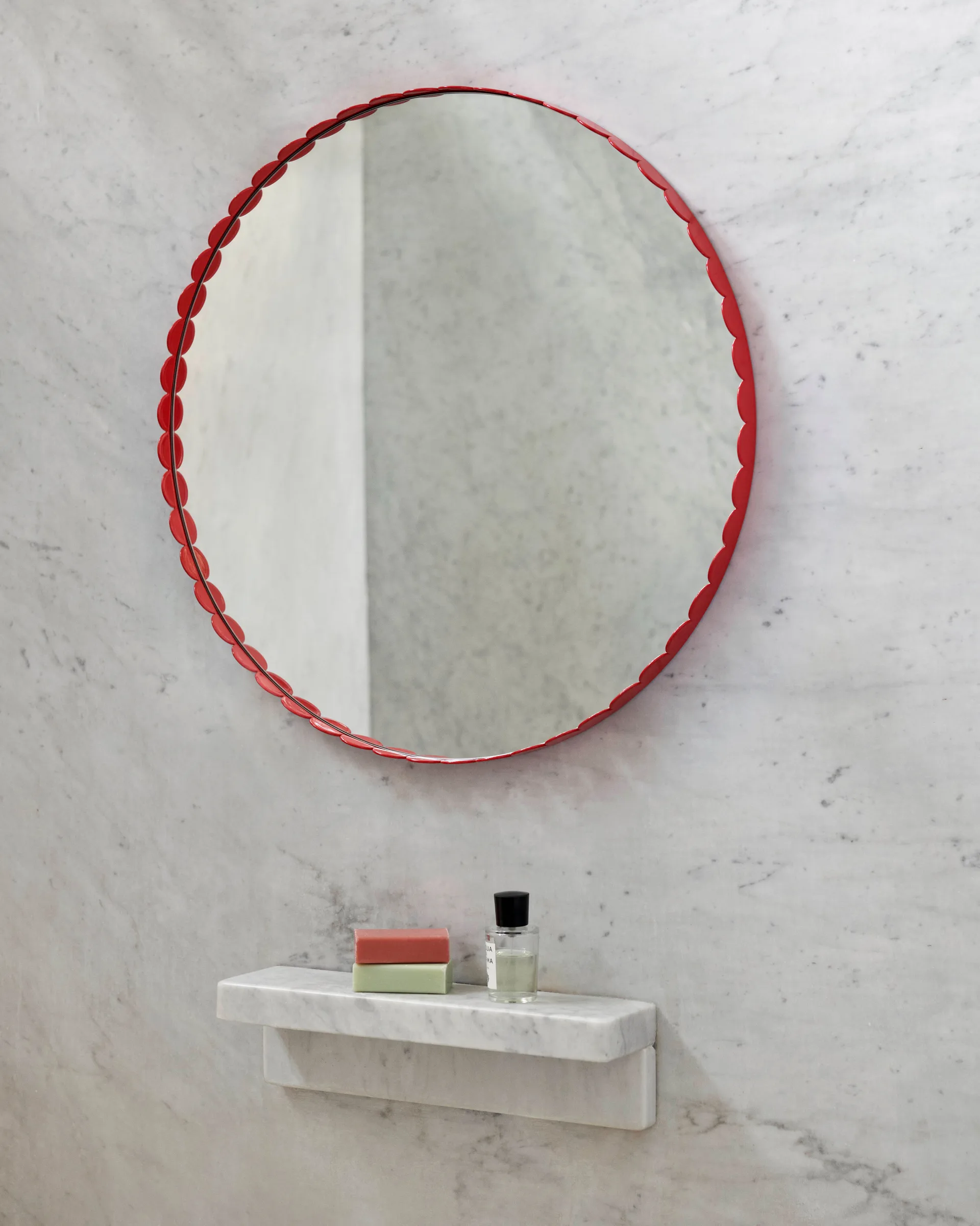 Καθρέπτης Arcs Mirror Ø60 cm, Red HAY