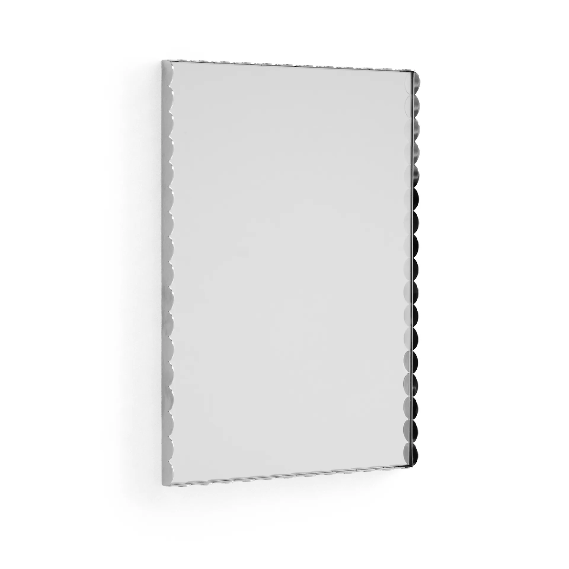 Καθρέπτης Arcs Mirror Rectangle S 43.5x61.5 cm, Ανοξείδωτο ατσάλι HAY