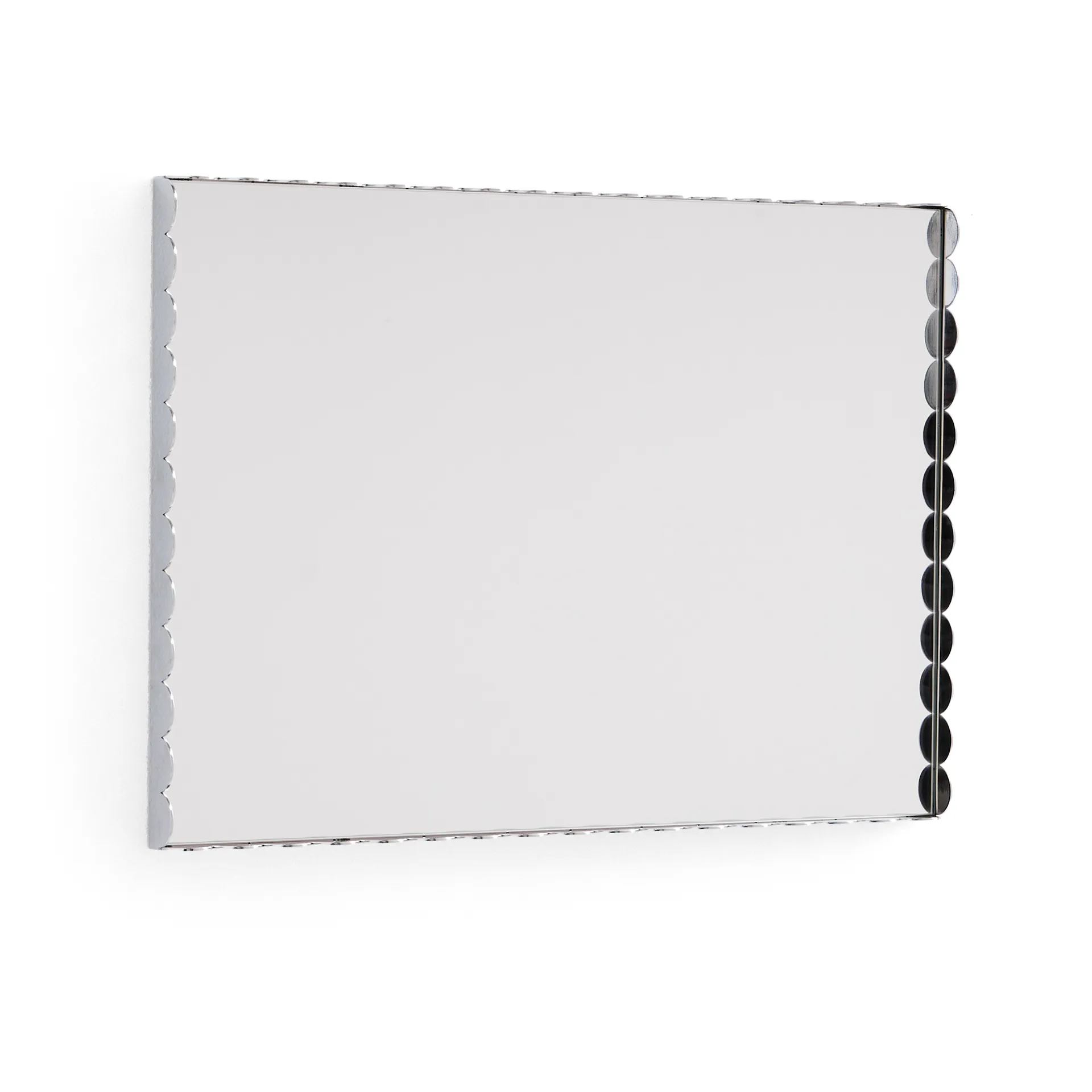 Καθρέπτης Arcs Mirror Rectangle S 43.5x61.5 cm, Ανοξείδωτο ατσάλι HAY