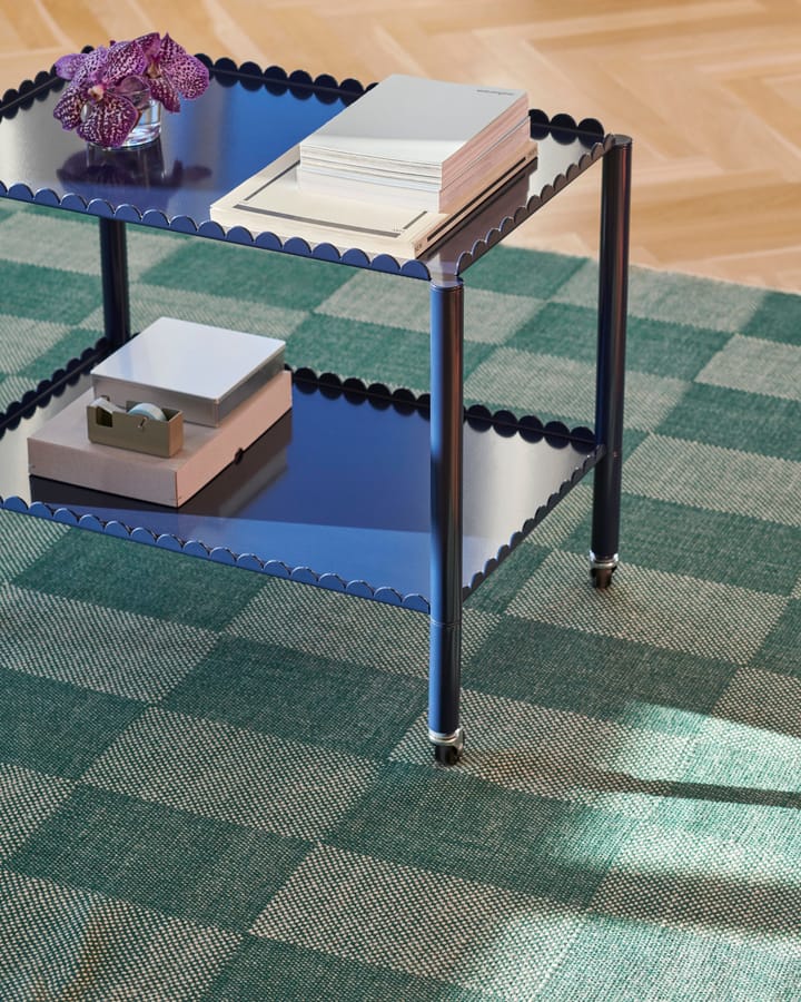 Arcs Trolley Low καροτσάκι σερβιρίσματος, Steel blue HAY