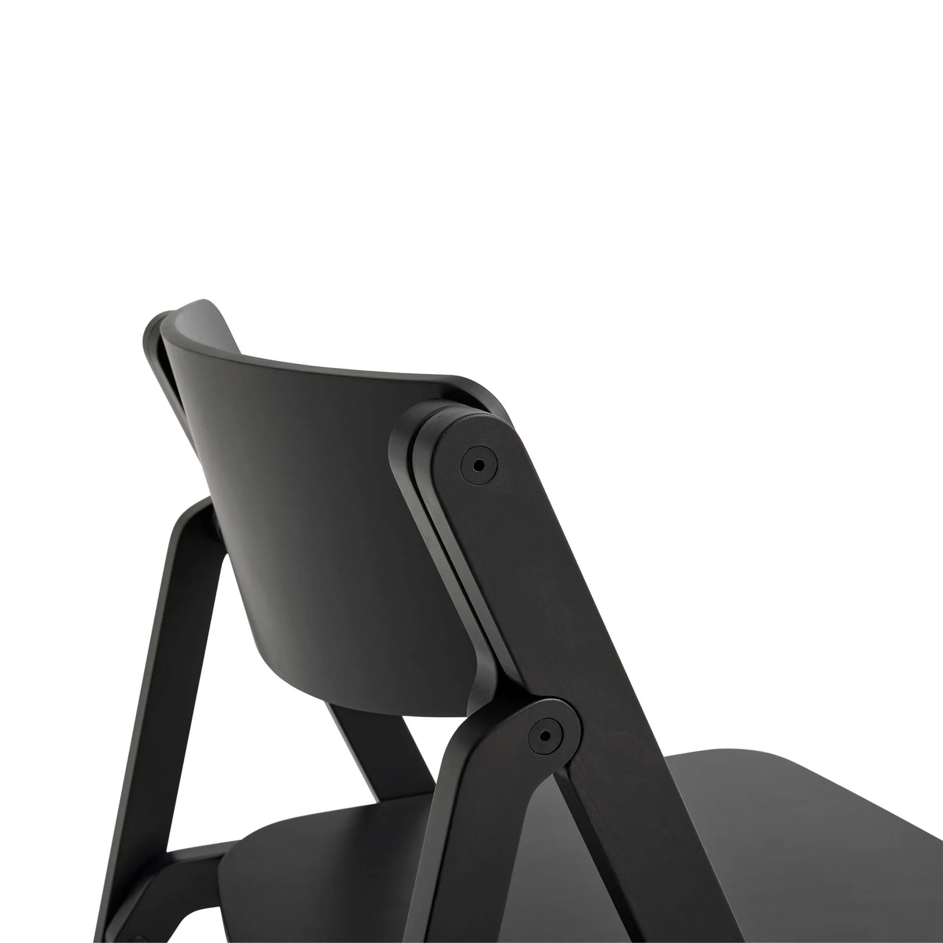 Backflip Chair καρέκλα, Anthracite βαμμένη οξιά HAY