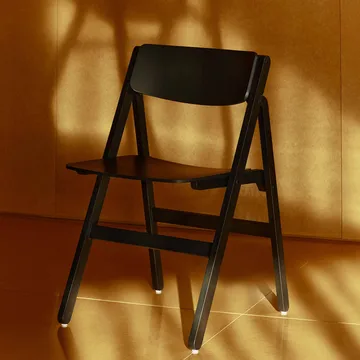 Backflip Chair καρέκλα - Anthracite βαμμένη οξιά - HAY