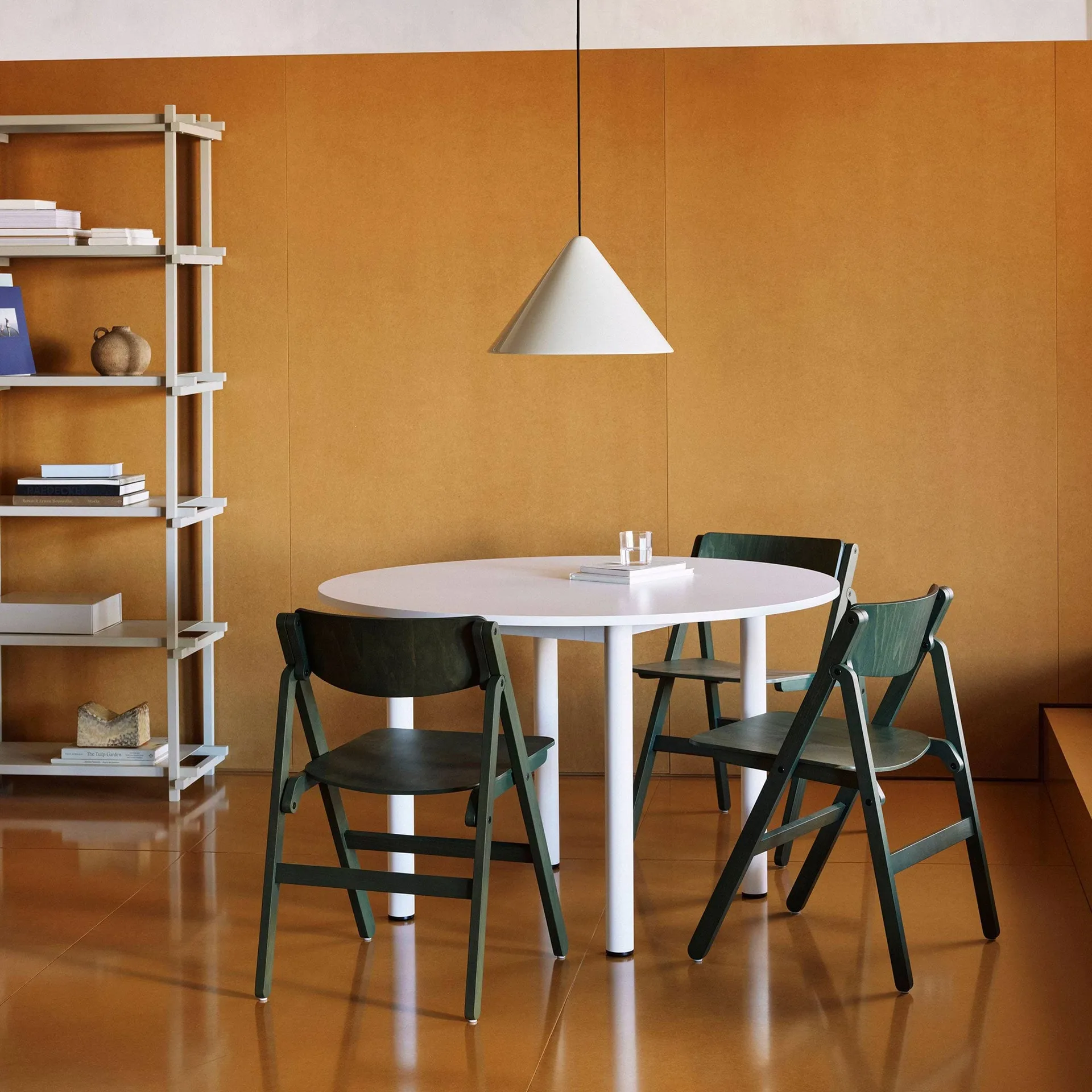 Backflip Chair καρέκλα, Cedar green βαμμένη οξιά HAY