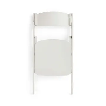 Backflip Chair καρέκλα - Cream white βαμμένη οξιά - HAY
