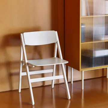 Backflip Chair καρέκλα - Cream white βαμμένη οξιά - HAY
