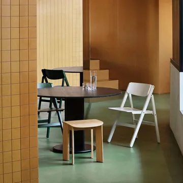 Backflip Chair καρέκλα - Cream white βαμμένη οξιά - HAY