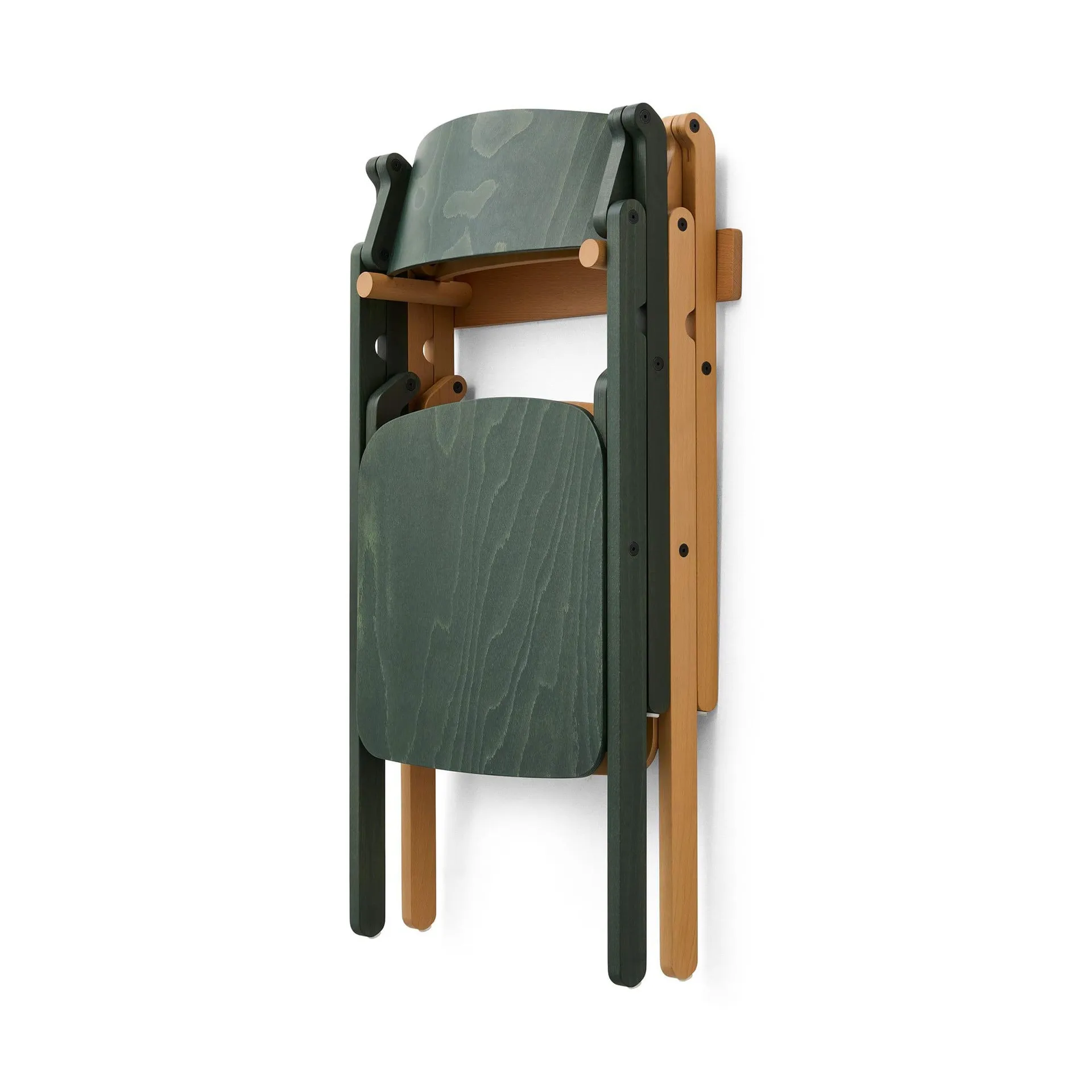 Backflip Chair επιτοίχια βάση για καρέκλα, Golden βαμμένη οξιά HAY