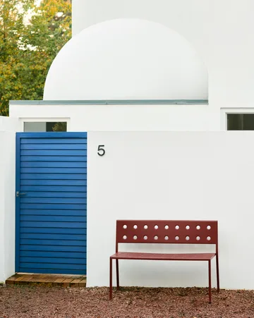 Balcony Dining πάγκος 114x52 εκ. - Iron red - HAY