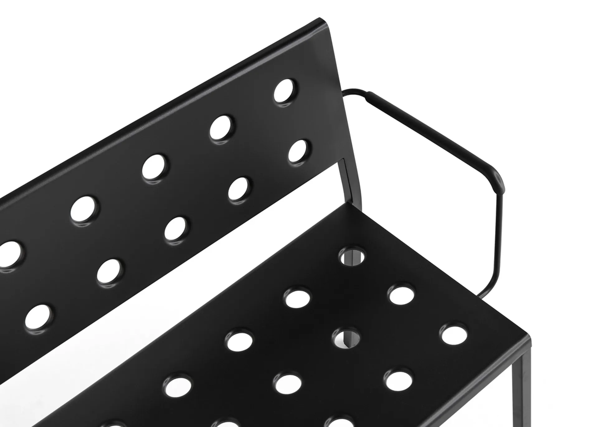 Balcony Dining παγκάκι με μπράτσα 121x52 εκ., Ανθρακί HAY