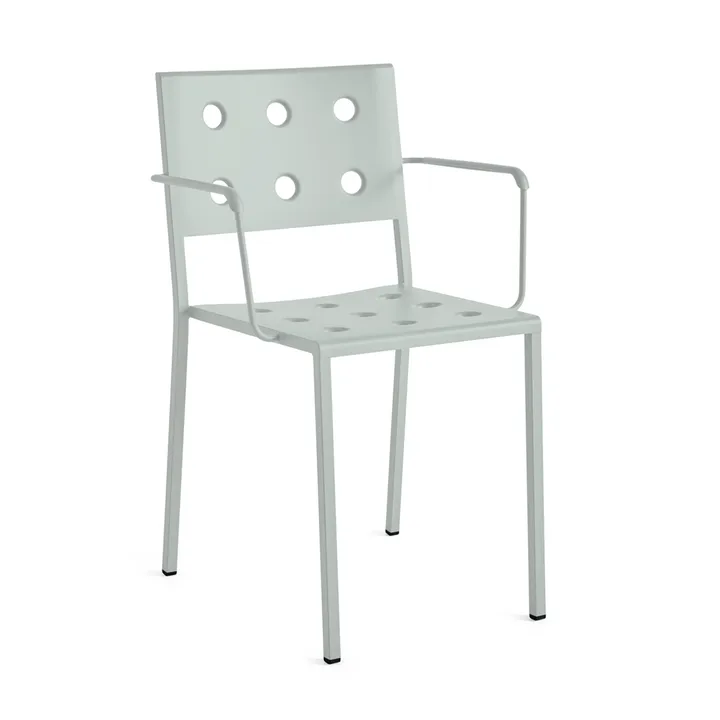 Balcony Dining Armchair καρέκλα με μπράτσα - Desert green - HAY