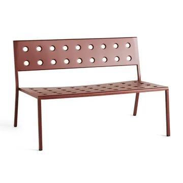 Balcony Lounge παγκάκι 113,5x69 εκ. - Iron red - HAY