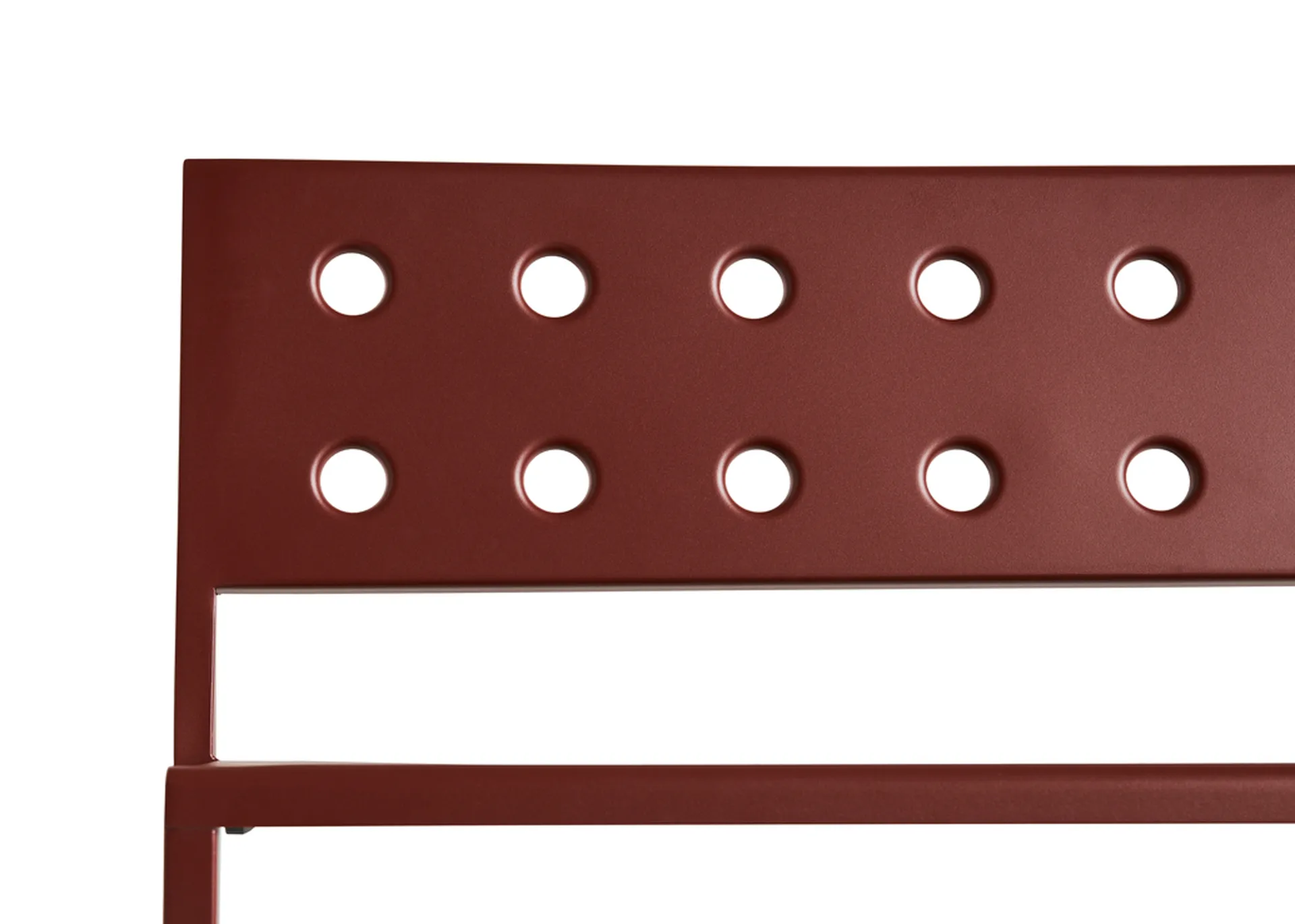 Balcony Lounge παγκάκι 113,5x69 εκ., Iron red HAY
