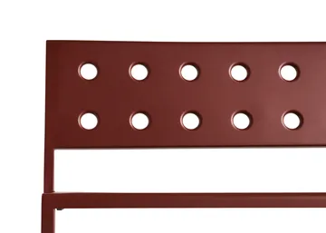 Balcony Lounge παγκάκι 113,5x69 εκ. - Iron red - HAY