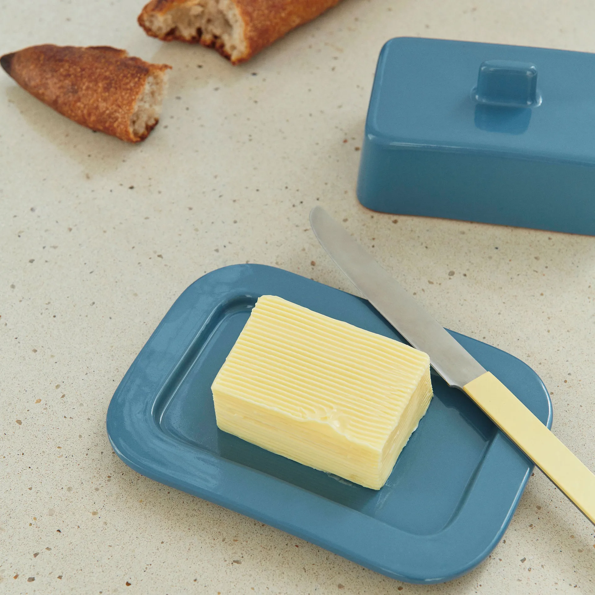 Πιάτο βουτύρου Barro, Dark blue HAY