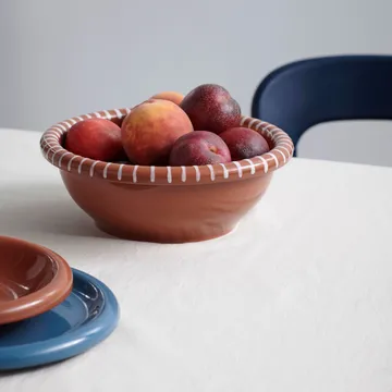 Barro σαλατιέρα - Natural with stripes, Ø26 cm - HAY