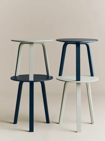 Bella τραπεζάκι σαλονιού - Blue charcoal, Ø45x49 cm - HAY