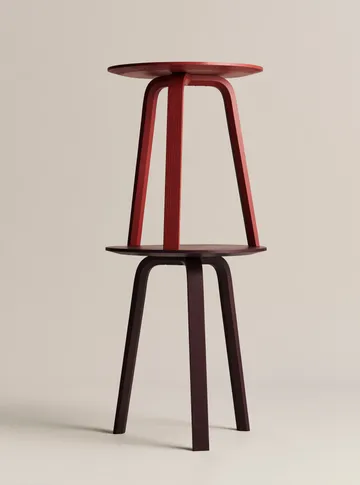 Bella τραπεζάκι σαλονιού - Dark bordeaux, Ø45x49 cm - HAY