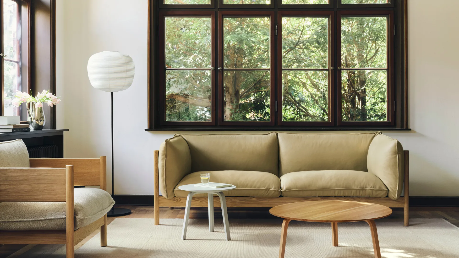 Bella τραπεζάκι σαλονιού, Oljad ek, Ø80x32 cm HAY