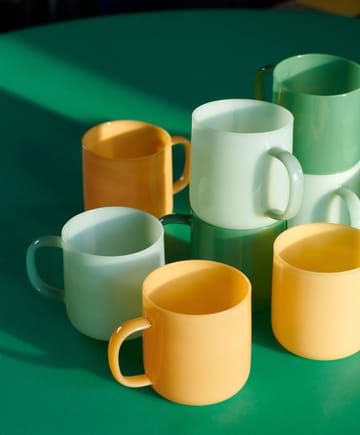Borosilicate κουπα 30 cl Συσκευασία 2 τεμαχίων - Κίτρινο του νεφρίτη - HAY