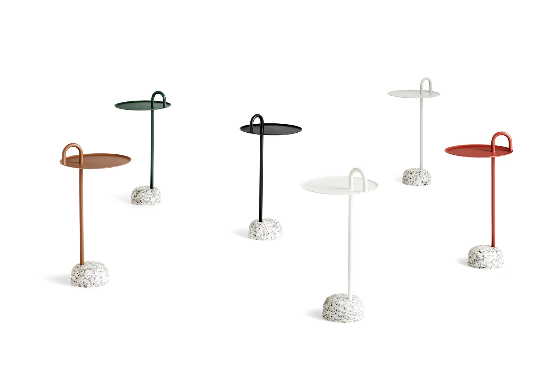 Bowler βοηθητικό τραπεζάκι, Tile red-granite HAY