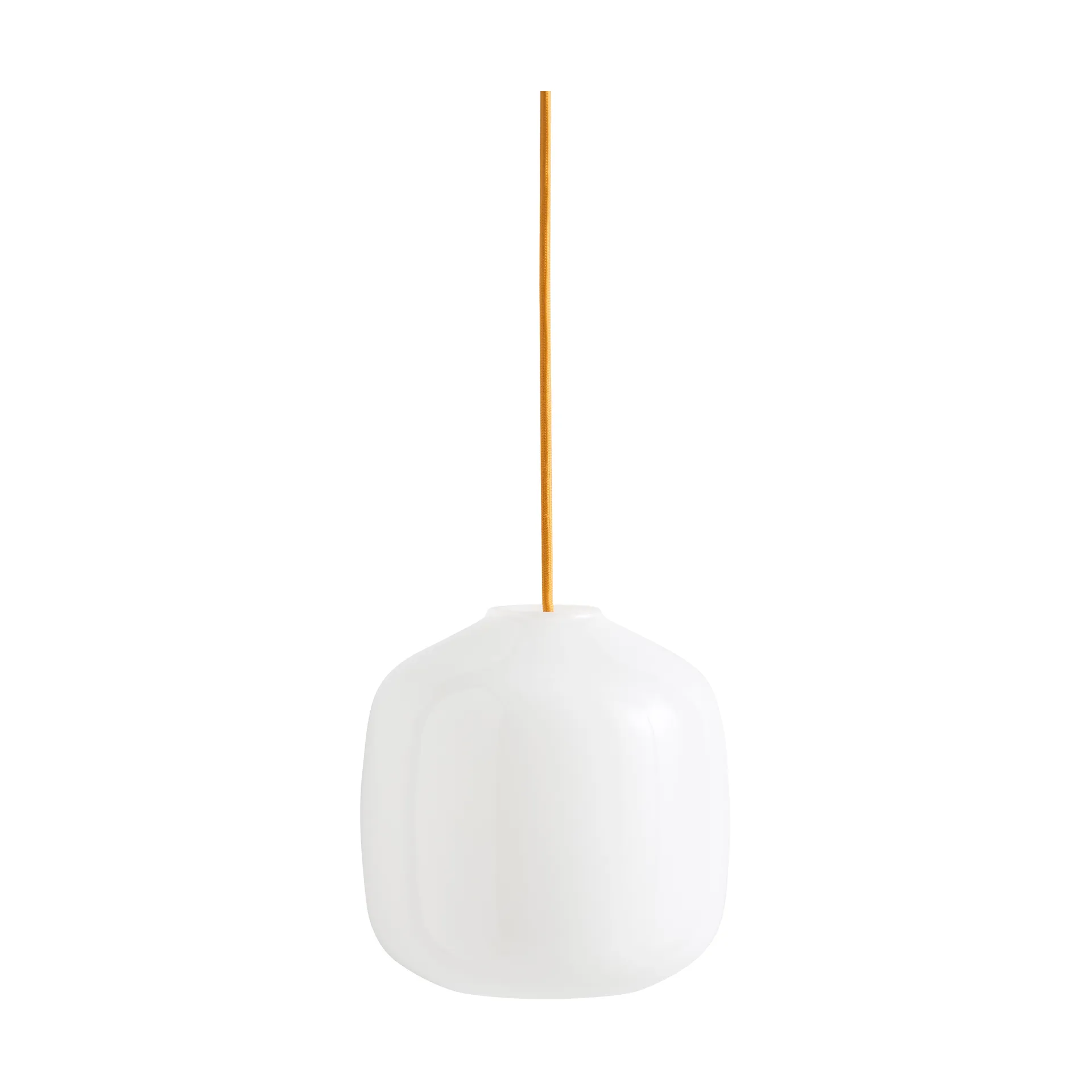 Buoy κρεμαστό φωτιστικό Ø20 cm, Opal glass-amber yellow HAY