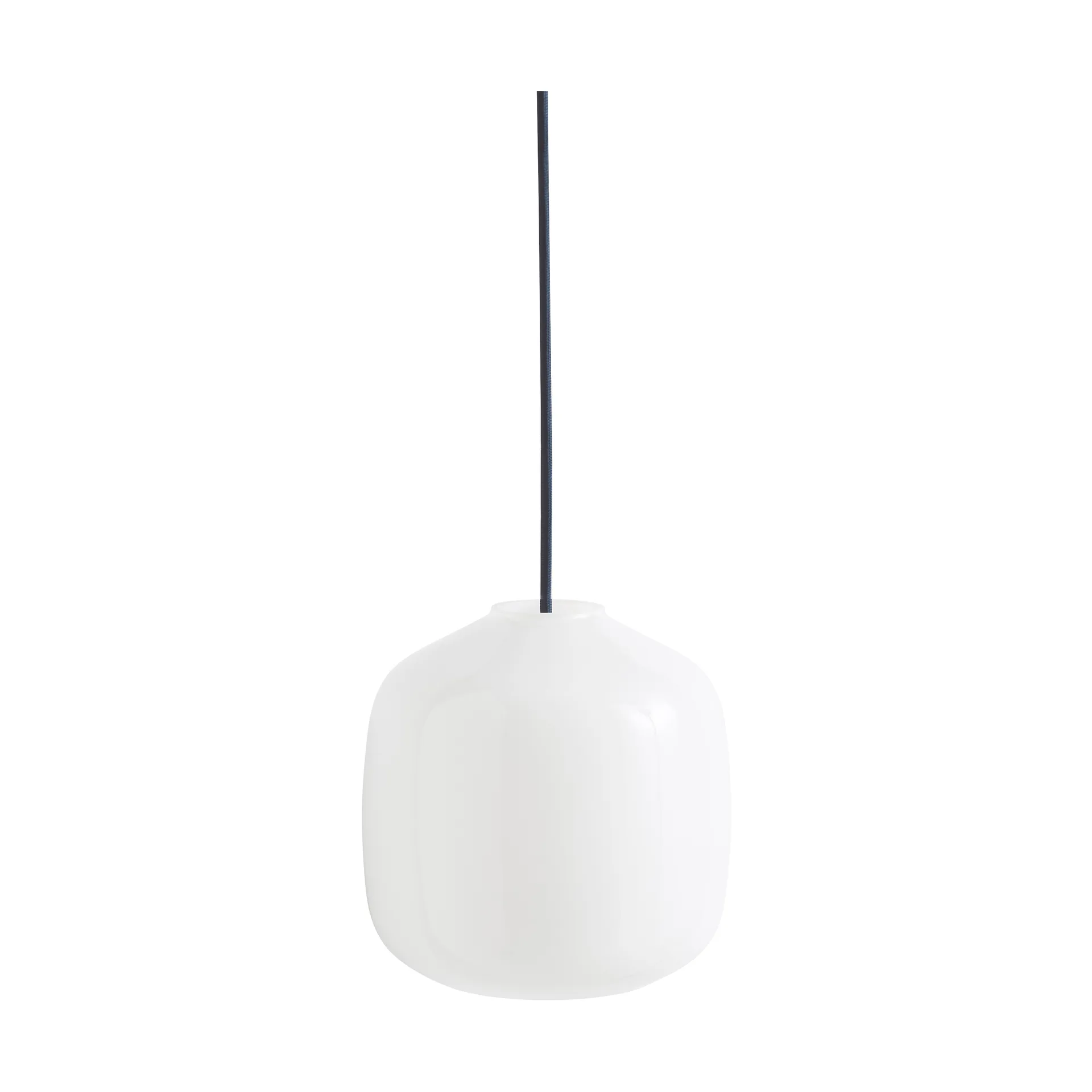 Buoy κρεμαστό φωτιστικό Ø20 cm, Opal glass-anthracite blue HAY