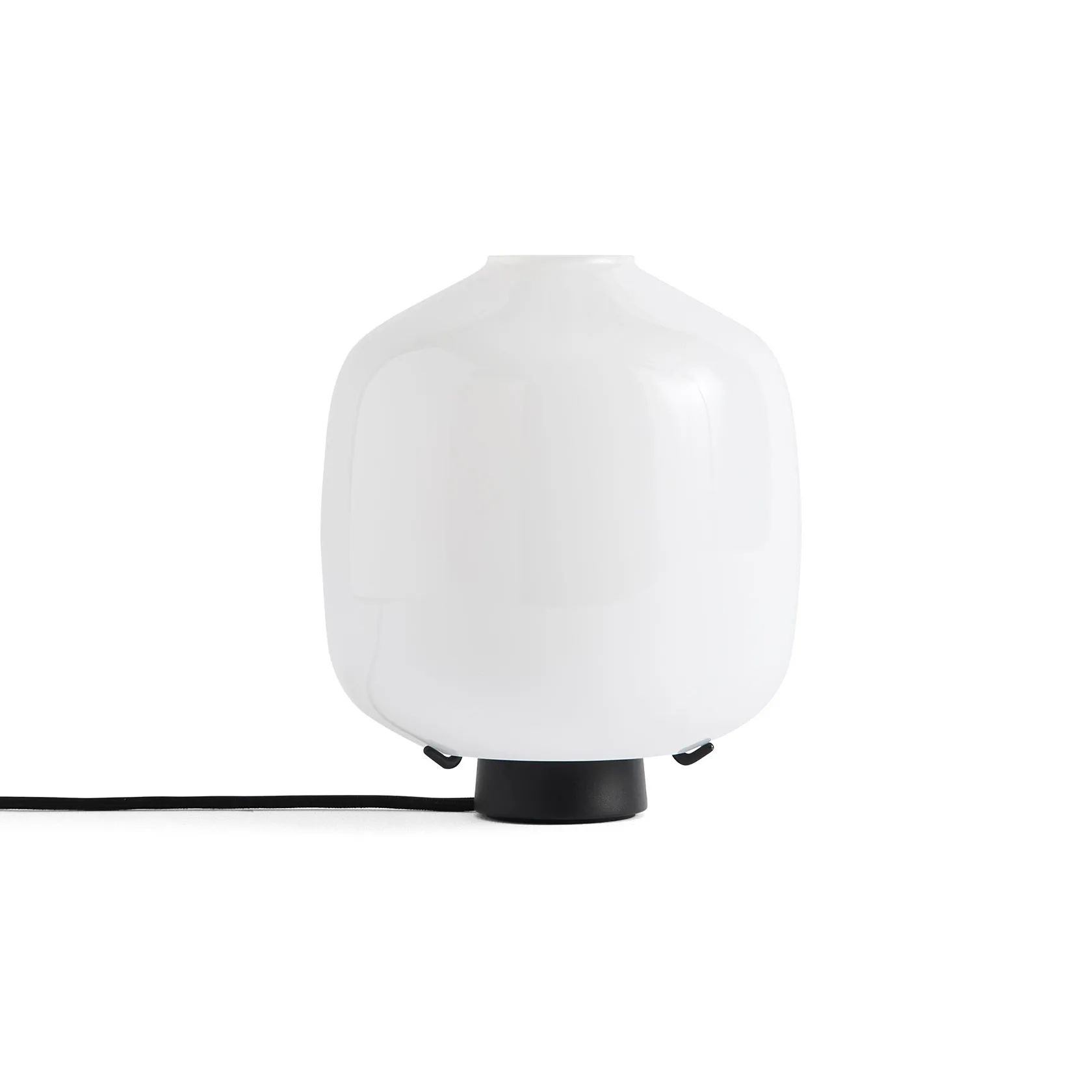 Buoy φωτιστικό τραπεζιού Ø20 cm, Opal glass-soft black HAY