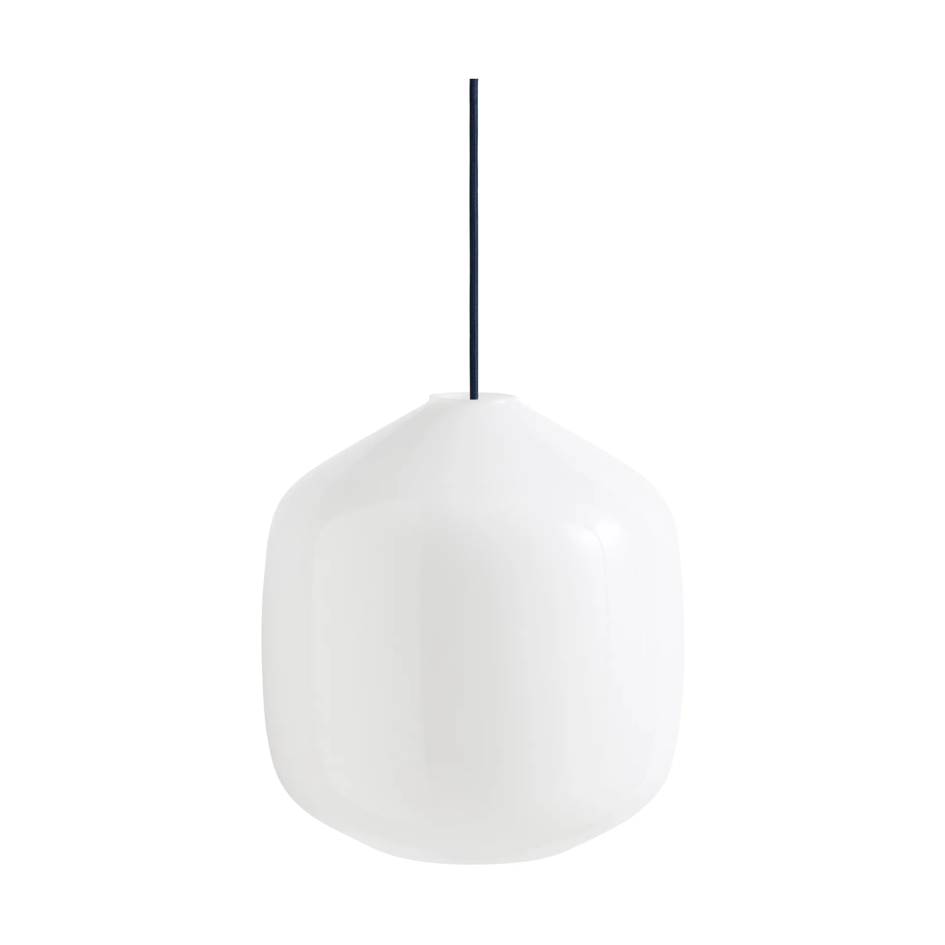 Buoy κρεμαστό φωτιστικό Ø30 cm, Opal glass-anthracite blue HAY