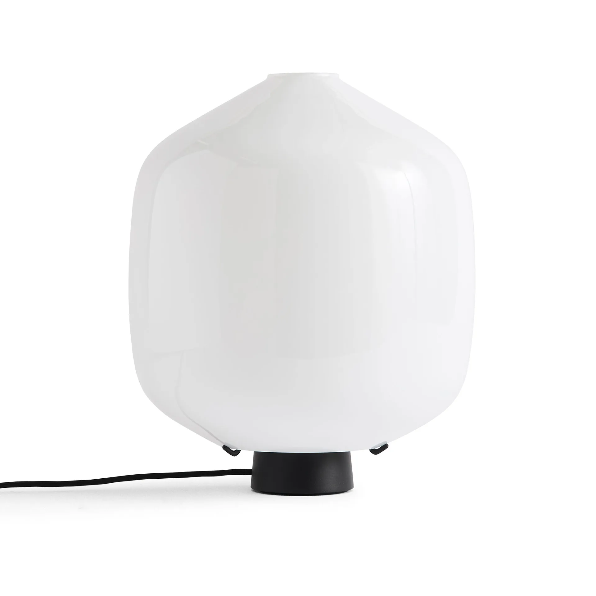 Buoy φωτιστικό τραπεζιού Ø30 cm, Opal glass-soft black HAY