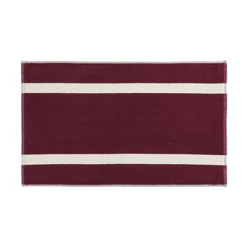 Ριγέ πατάκι μπάνιου - Burgundy, 50x80 cm - HAY