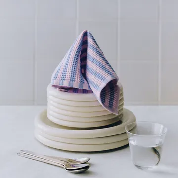 Canteen πανί κουζίνας 31x31 εκ. 2 τεμάχια - Sky blue-pink mix - HAY
