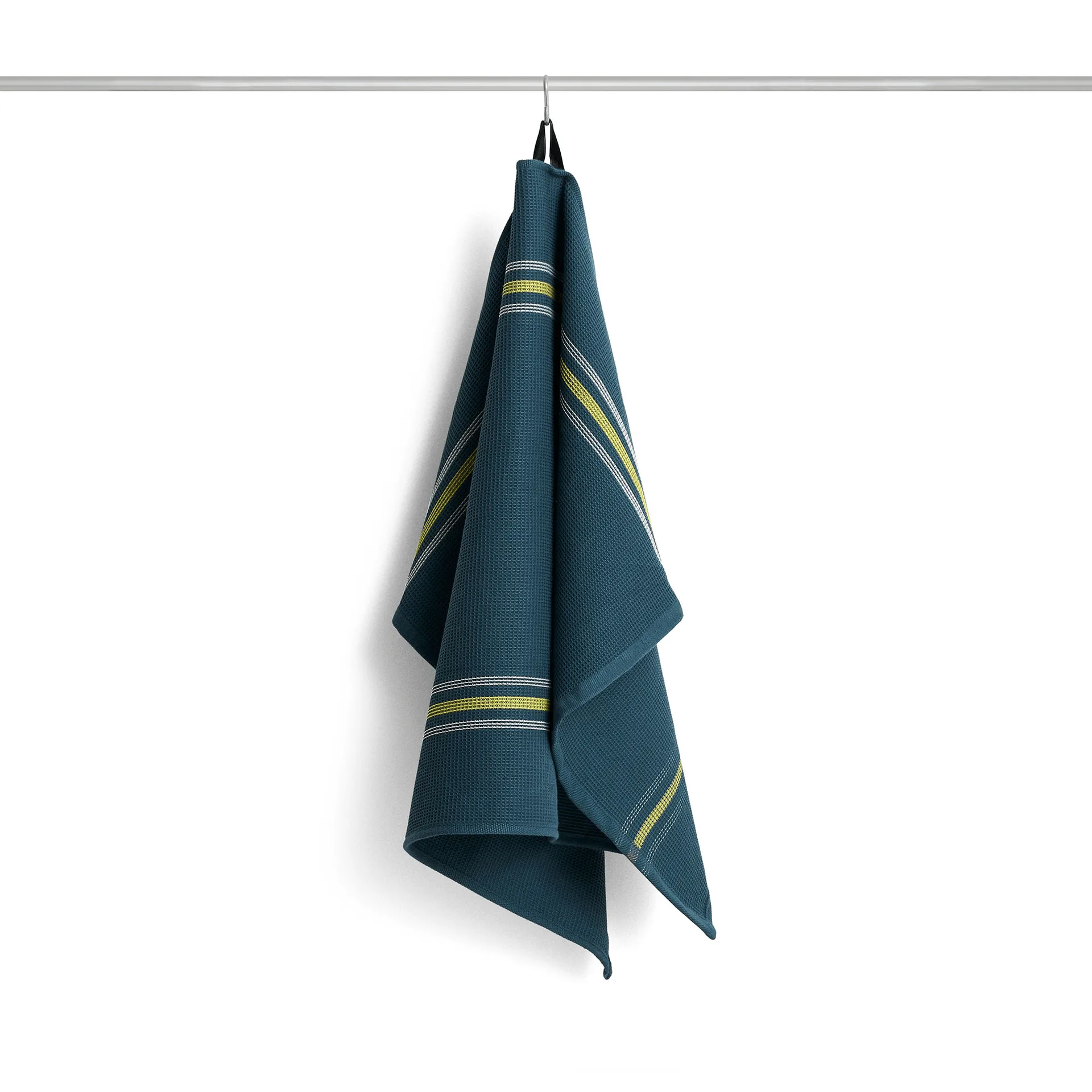 Canteen πετσέτα κουζίνας 52x80 εκ., Green-yellow block stripe HAY