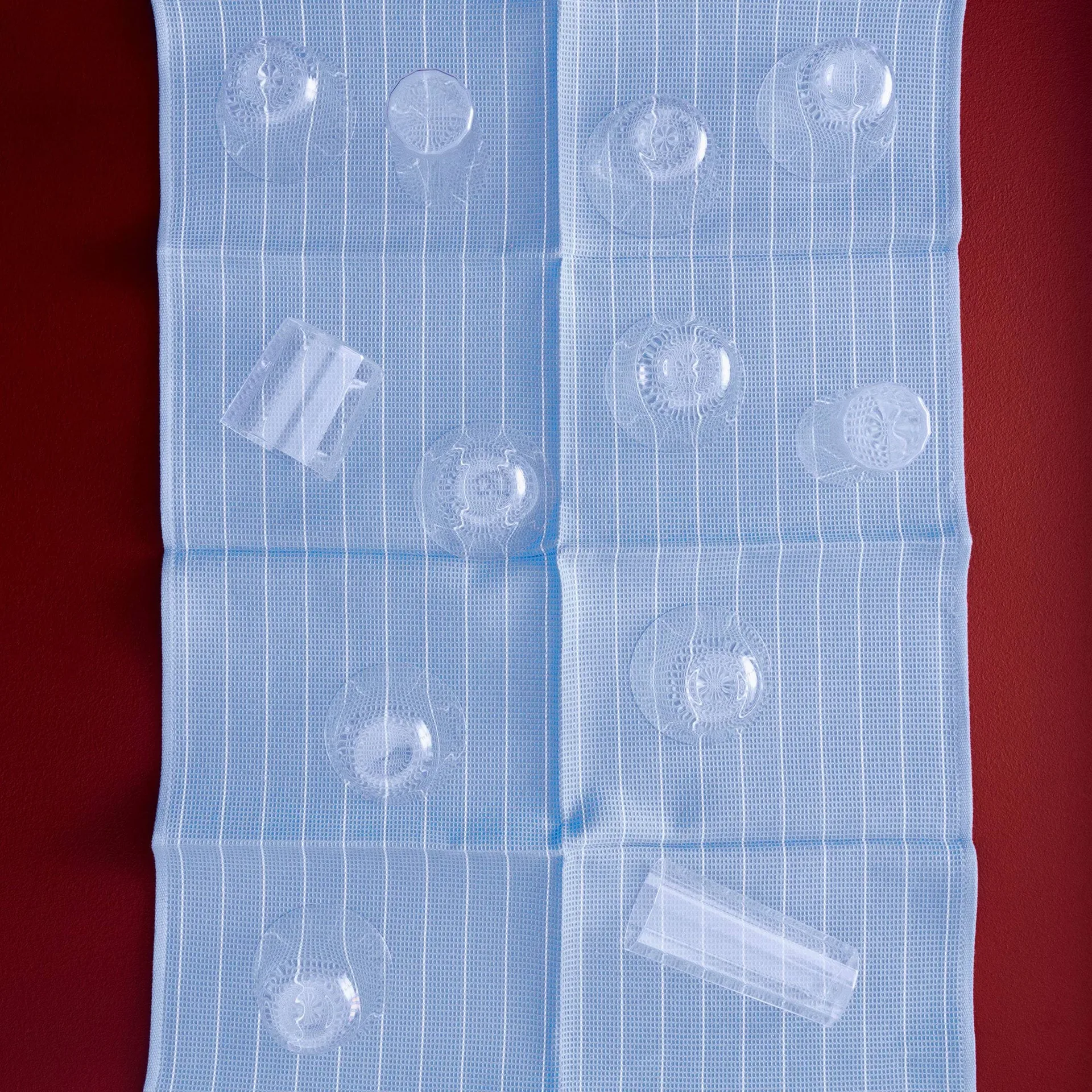 Canteen πετσέτα κουζίνας 52x80 εκ., Sky blue pinestripe HAY