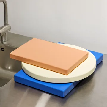 Chopping Board επιφάνεια κοπής L Ø34 cm - υπόλευκο - HAY