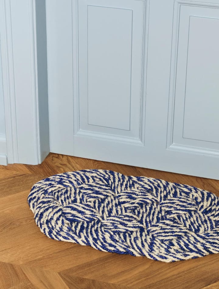 Coco πατάκι εισόδου 40x80 εκ., Swirl blue-off white HAY