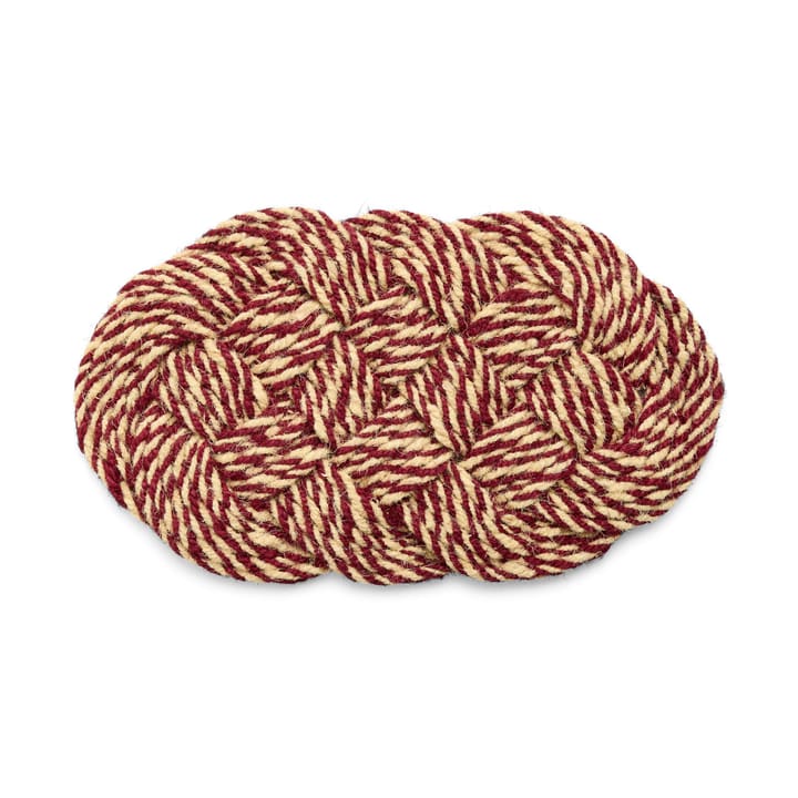 Coco πατάκι εισόδου 40x80 εκ. - Swirl bordeaux-off white - HAY