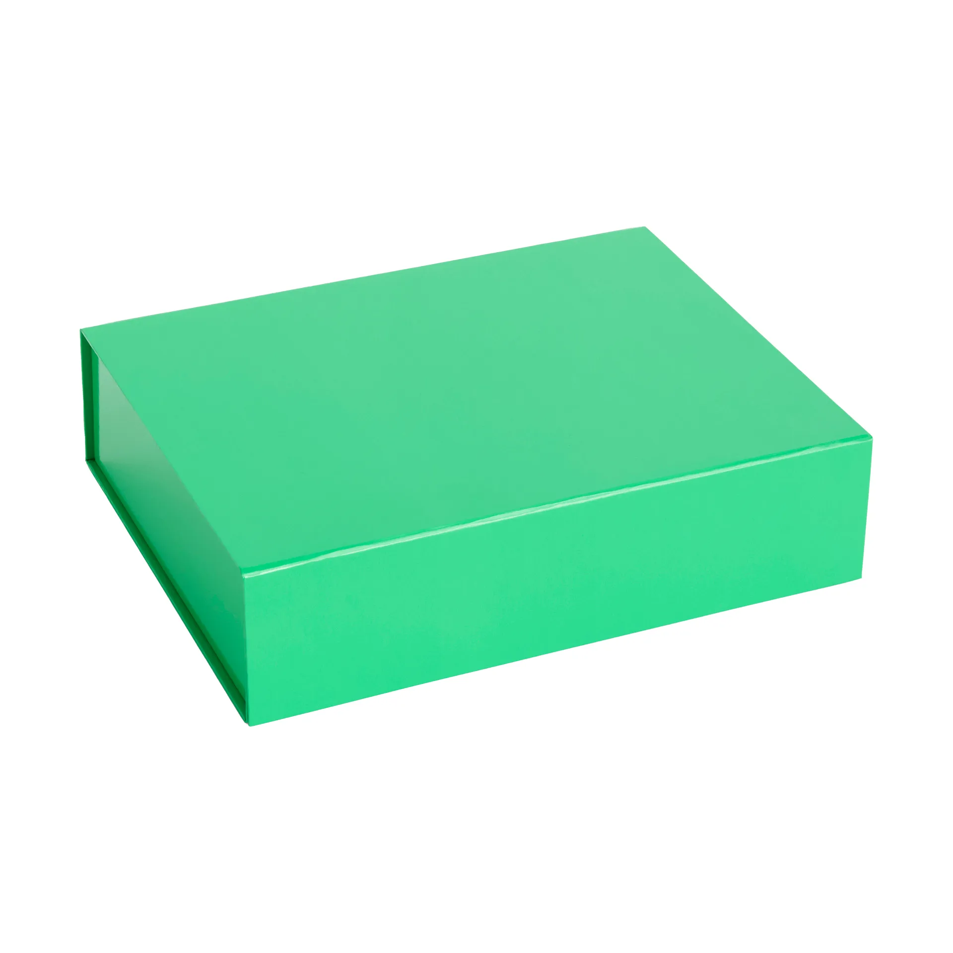 Colour κουτί αποθήκευσης με καπάκι 25.5x33 cm, Vibrant green HAY