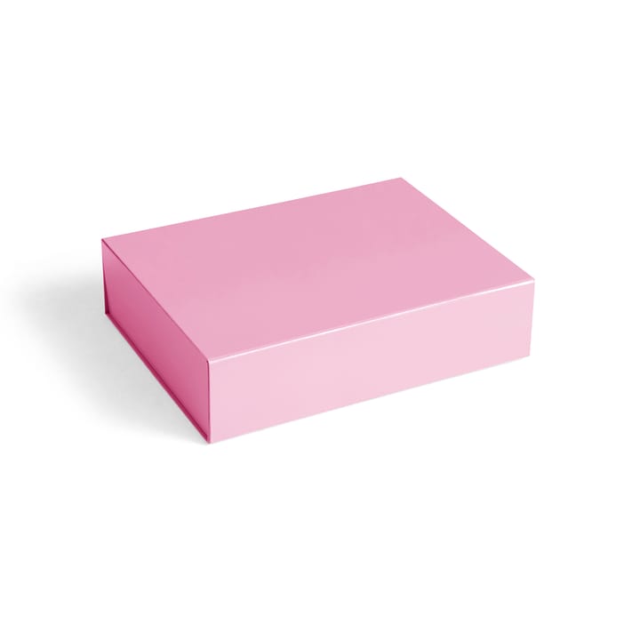 Colour κουτί αποθήκευσης με καπάκι 25.5x33 cm - Ανοιχτό ροζ - HAY