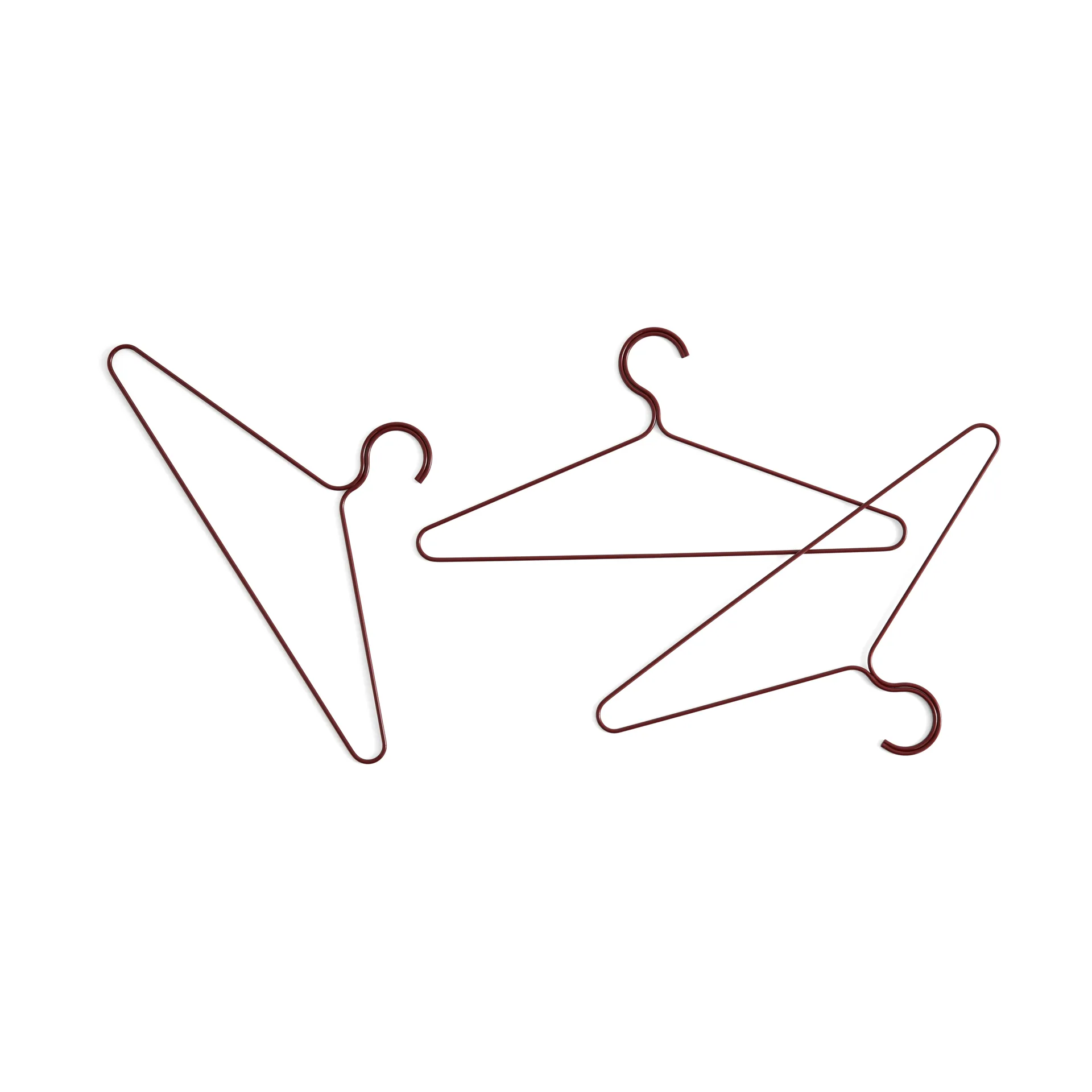 Colour κρεμάστρα Συσκευασία 3 τεμαχίων, Maroon red HAY