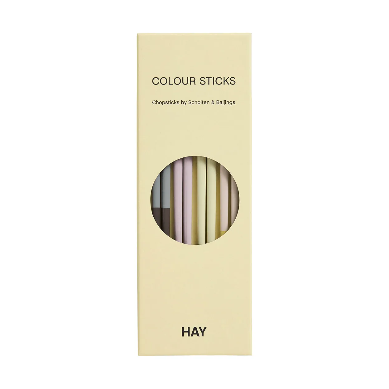 Colour ξυλάκια φαγητού 4 τεμάχια, Pastel HAY