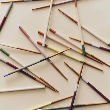 Colour ξυλάκια φαγητού 4 τεμάχια - Pastel - HAY