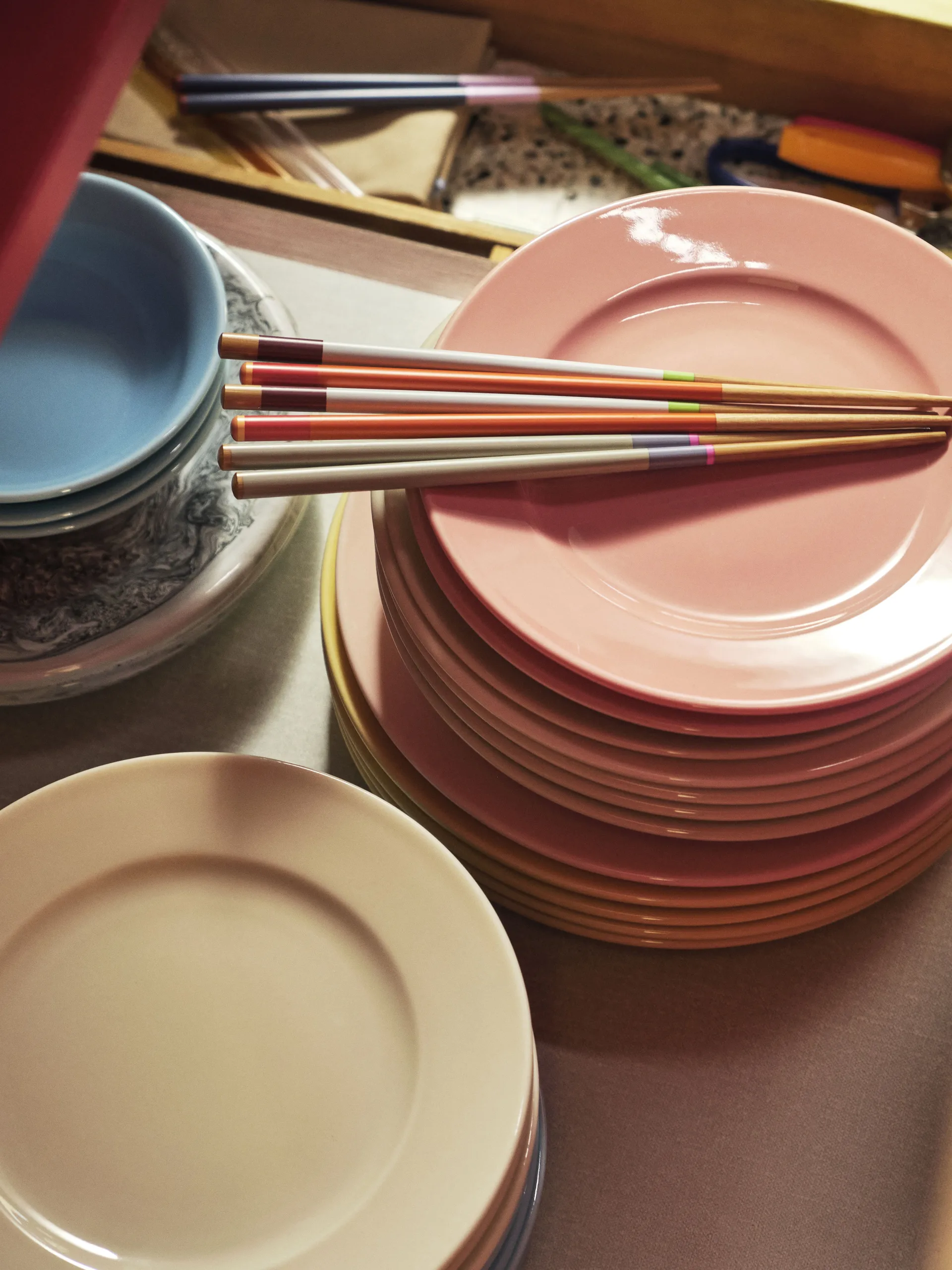 Colour chop sticks Συσκευασία 6 τεμαχίων, Πολύχρωμο HAY