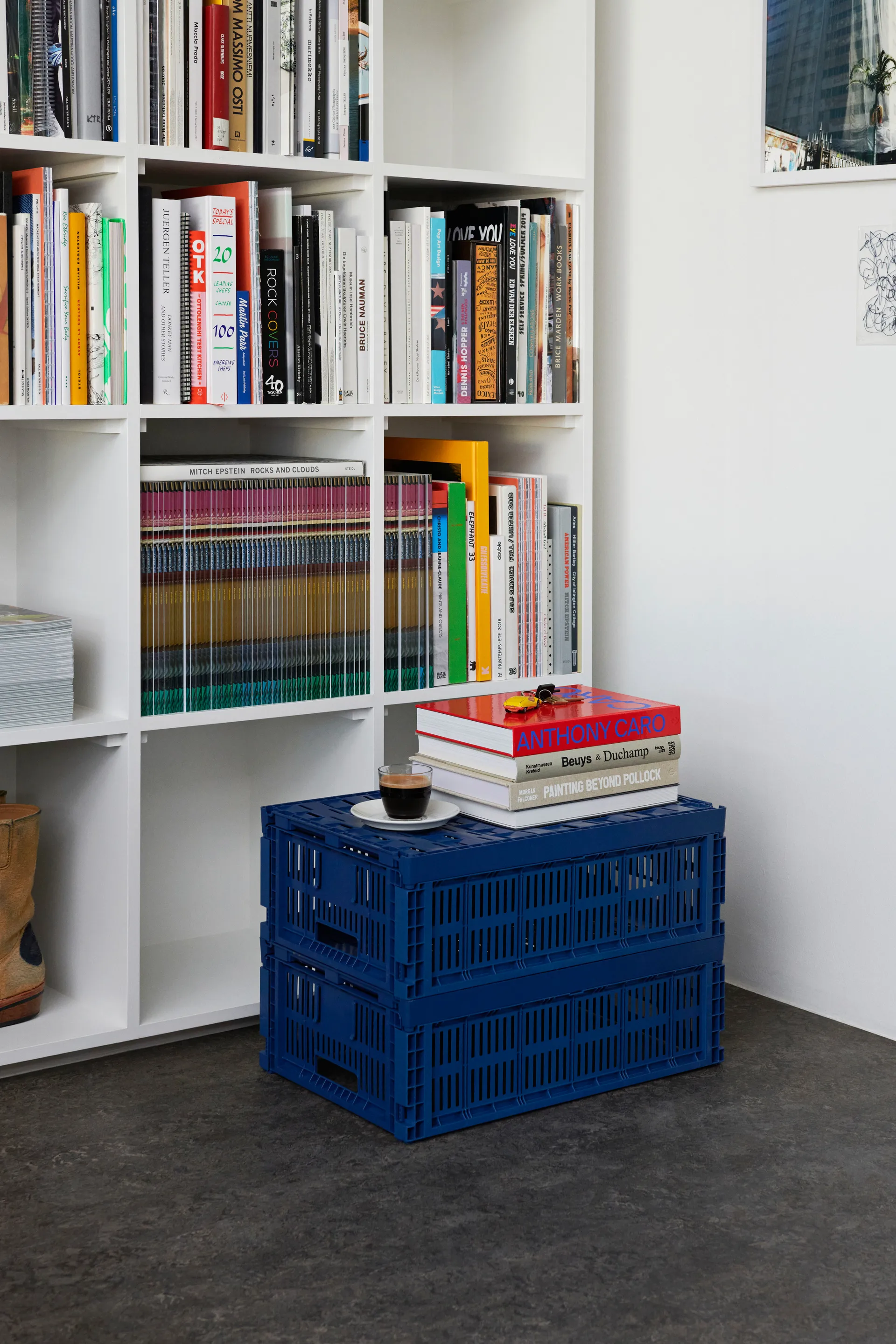 Colour Crate L 34,5x53 cm, Σκούρο μπλε HAY