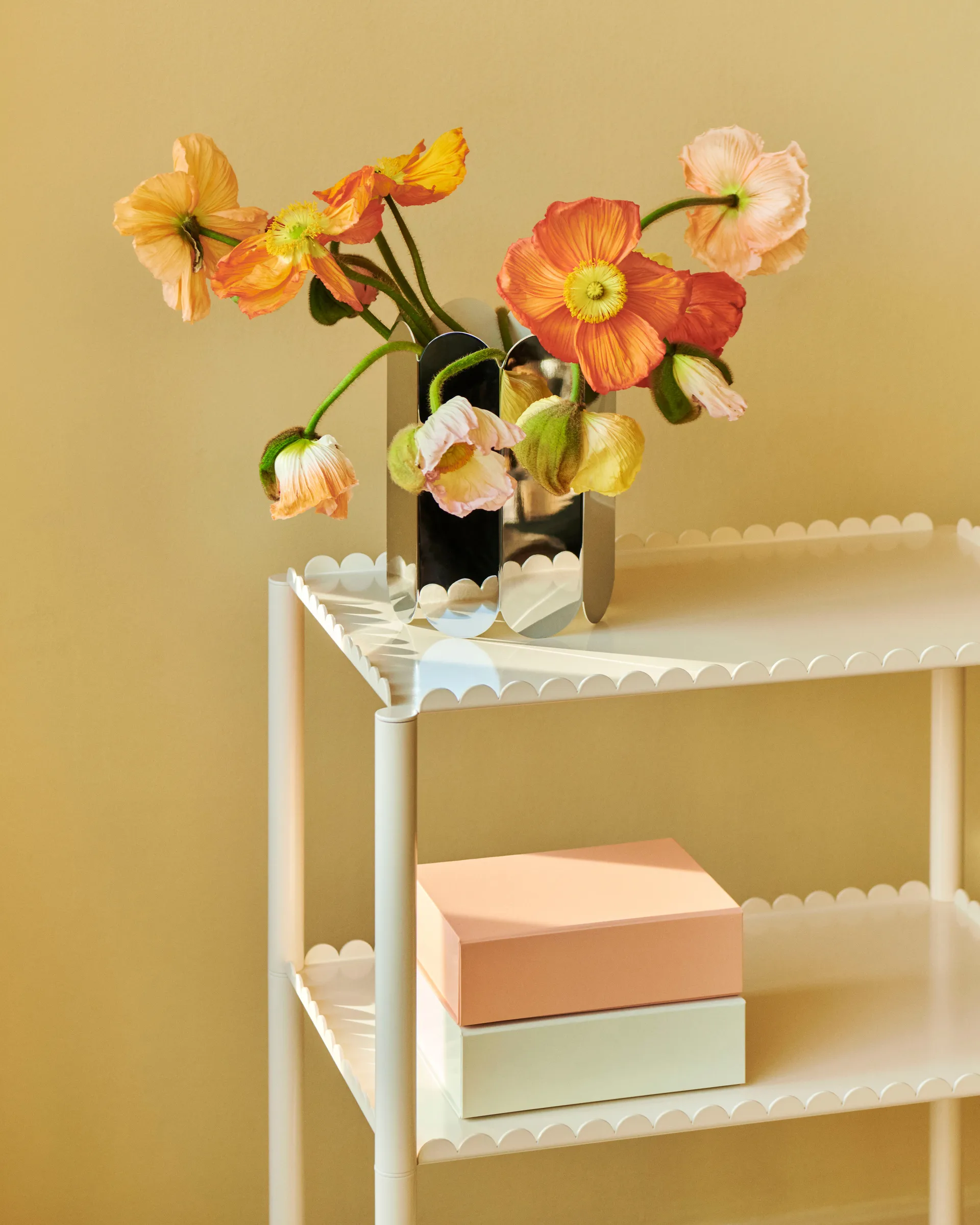 Κουτί Colour Storage XS με καπάκι 16,5x22,5 cm, Soft pink HAY